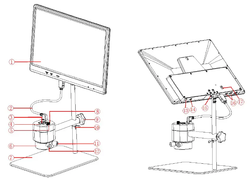 ostec ME02T0A HDMI Microscope-7