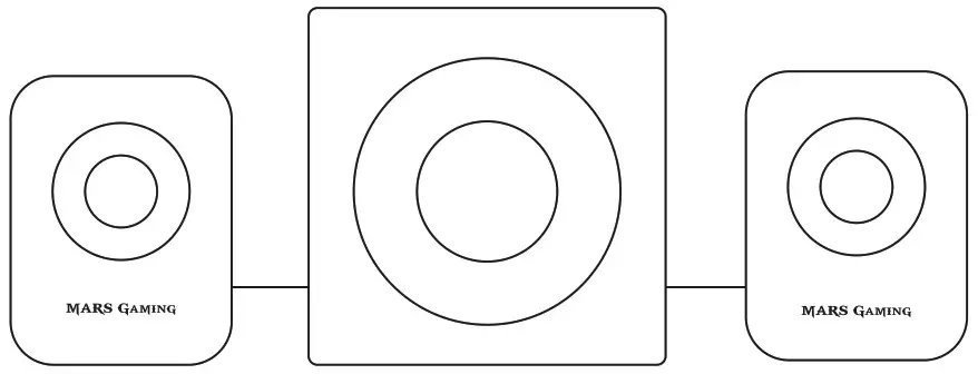 MARS GAMING MSX Speaker - Cover