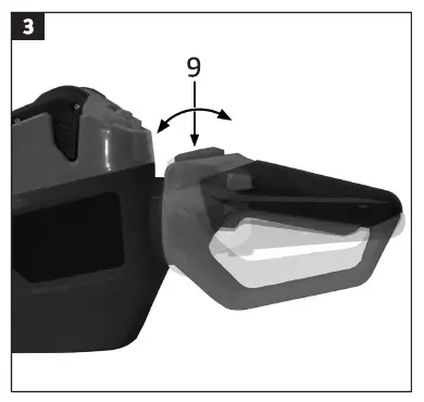 MEEC TOOLS 011225 Cordless Hedge Trimmer fig 3