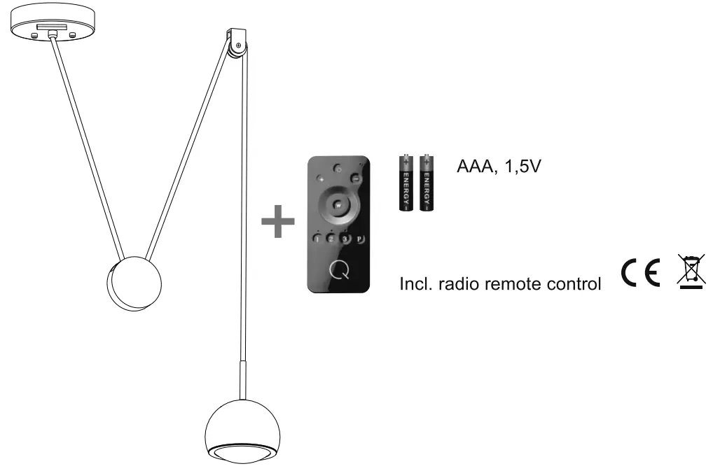 Paul Neuhaus 8392 LED Pendant Light - Fig01