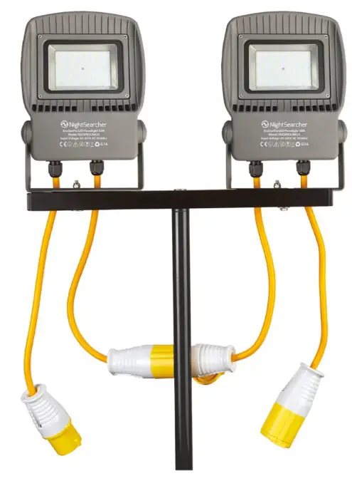 NightSearcher EcoStar Pro 100W Linkable Industrial LED Floodlights product.