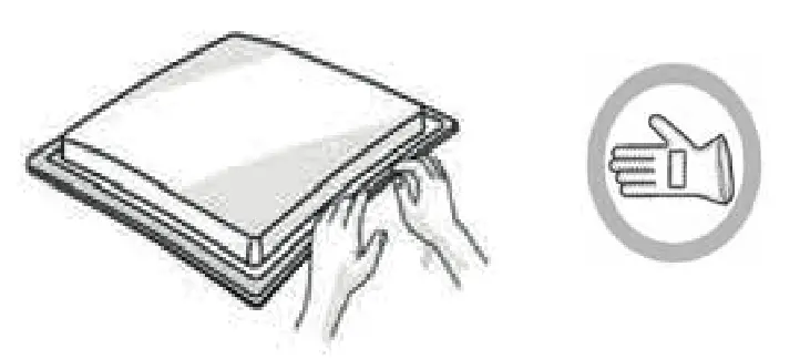 Whirlpool PPH 60P F NB Gas Hob Hotpoint - perimeter surface