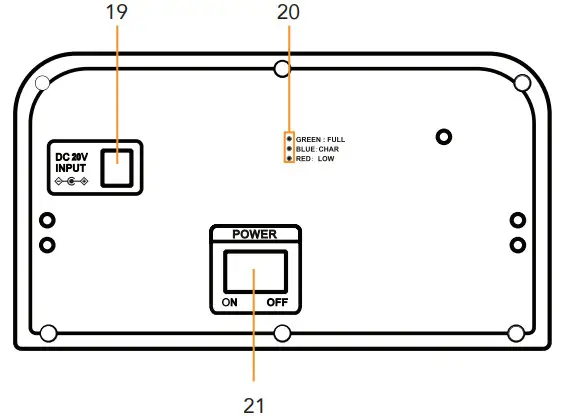 BAUHN APPS-0721 Portable Party Speaker-Rear Pa