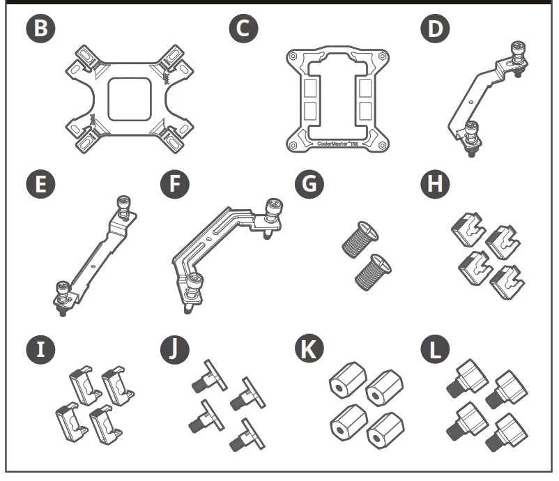COOLER MASTER CM3040 Hyper 212 RGB Black Edition with RGB Fan - fig 1