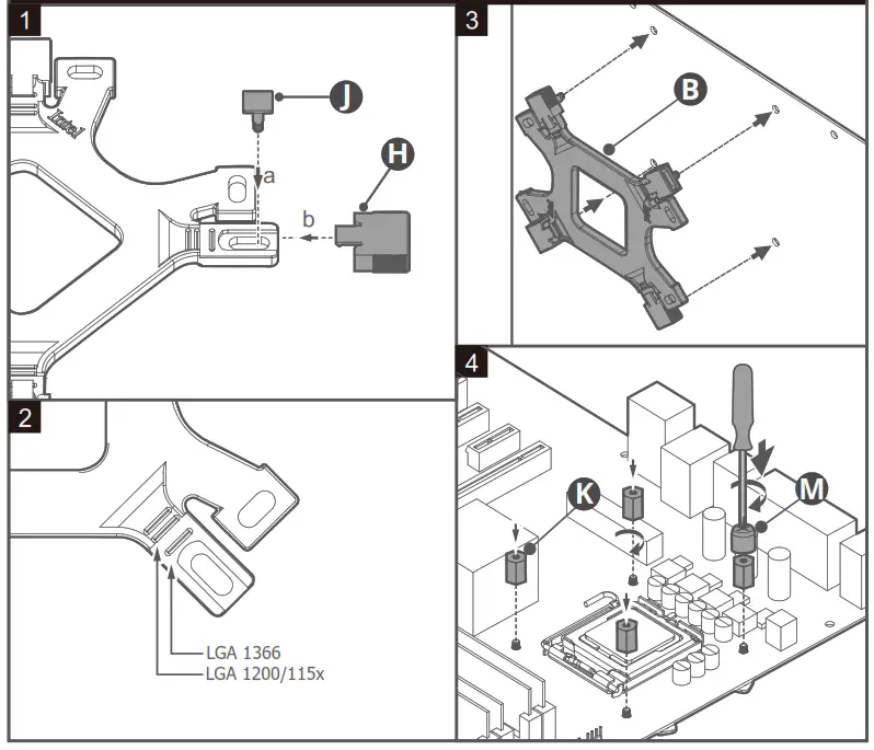 COOLER MASTER CM3040 Hyper 212 RGB Black Edition with RGB Fan - fig 5