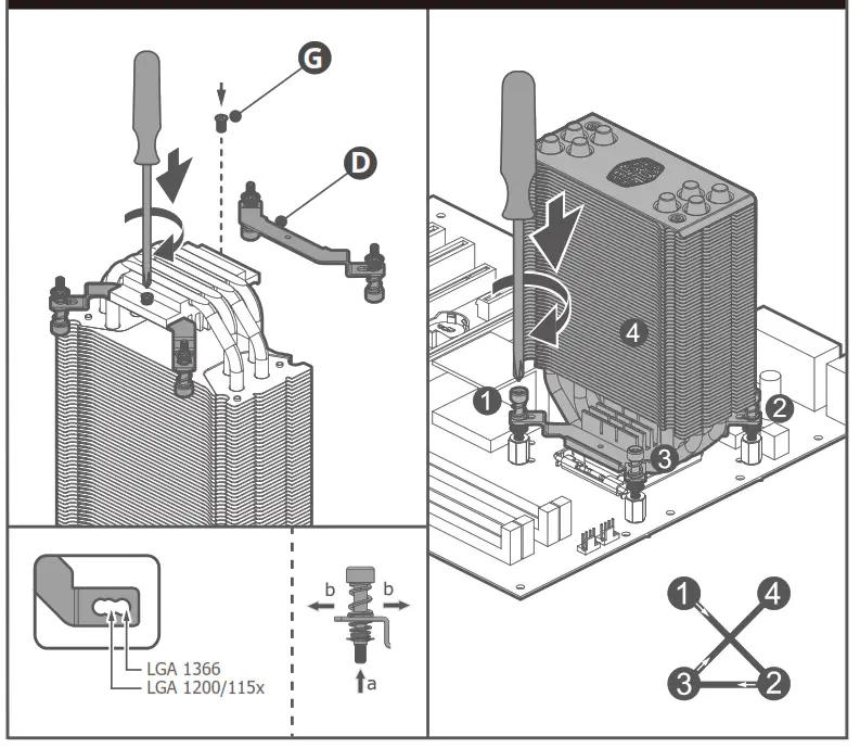 COOLER MASTER CM3040 Hyper 212 RGB Black Edition with RGB Fan - fig 6
