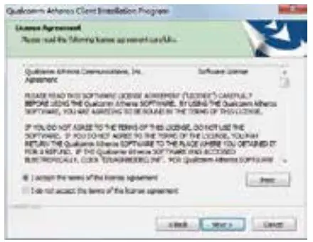 LinksTek PCIE-N600 Dual Band PCIE WIfI Adapter User Manual - Accept the license