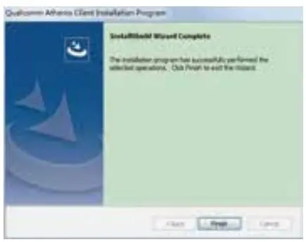 LinksTek PCIE-N600 Dual Band PCIE WIfI Adapter User Manual - Click Finish and use this card now