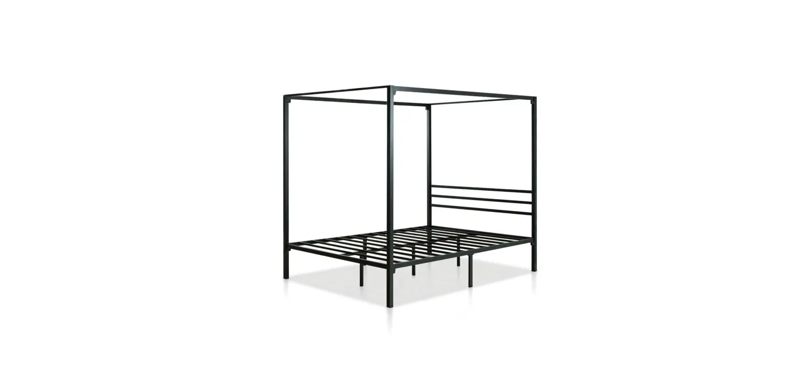 Westsky 746e 54.72 Inch Wide Black Frame Metal Full-size Canopy Bed Instruction Manual Westsky 746e 54.72 Inch Wide Black Frame Metal Full-size Canopy Bed Instruction Manual