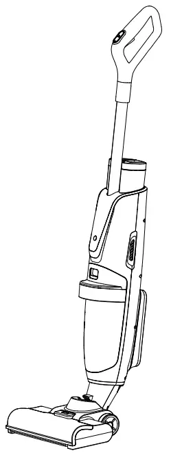 EQUATOR VSM 6000 Cordless Self Cleaning Wet Dry Vacuum Sweep Mop -