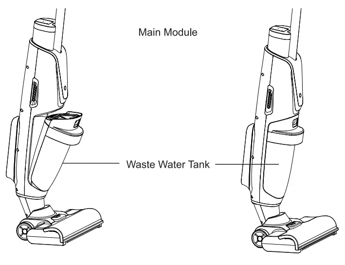 EQUATOR VSM 6000 Cordless Self Cleaning Wet Dry Vacuum Sweep Mop - 3