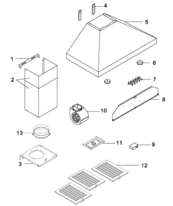 WINDSTER RA 60TB30SS 30 Inch Stainless Steel Wall Hood-fig2
