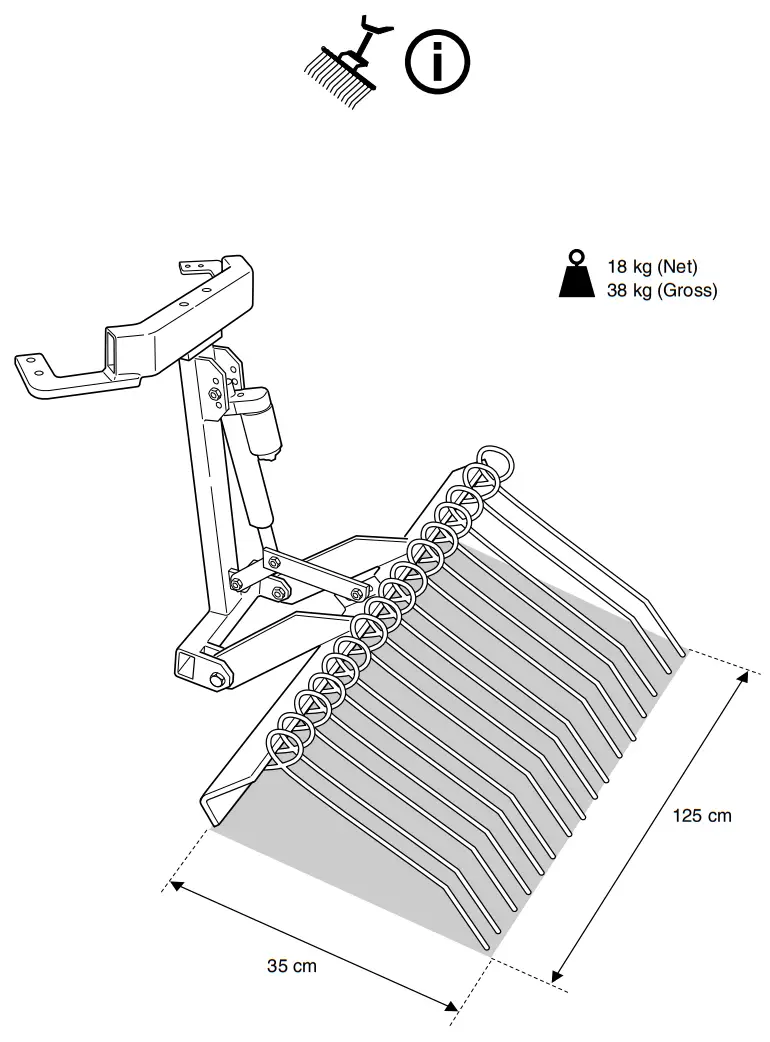 Husqvarna 596 28 97 01 Rake - Fig 5