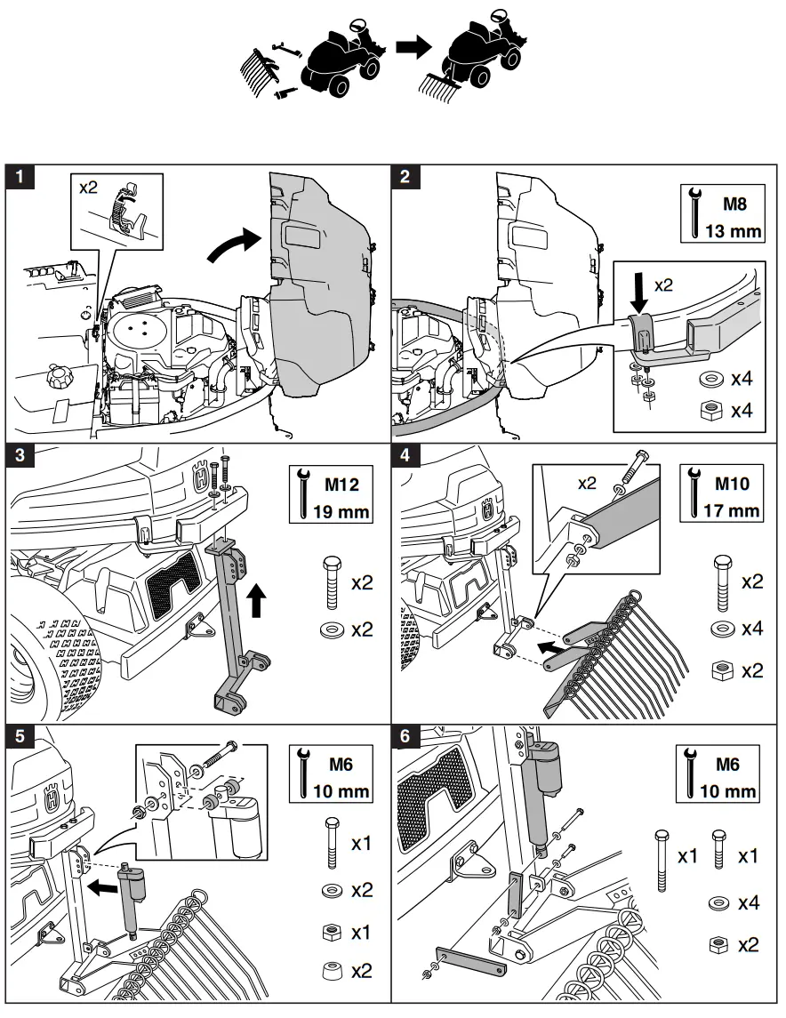 Husqvarna 596 28 97 01 Rake - Fig2
