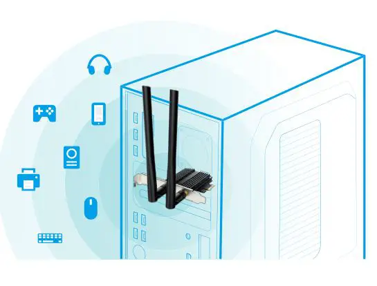 tp-link AX3000 Wi-Fi 6 Bluetooth 5.0 PCle Adapter - Bluetooth 5.0 Technology