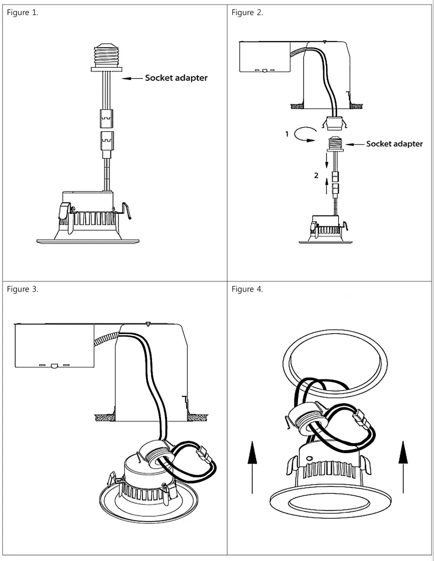 NICOR DQR2 10 120 3K NK LED Recessed Downlight-