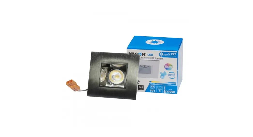Nicor Dqr2-10-120-3k-nk Led Recessed Downlight User Manual