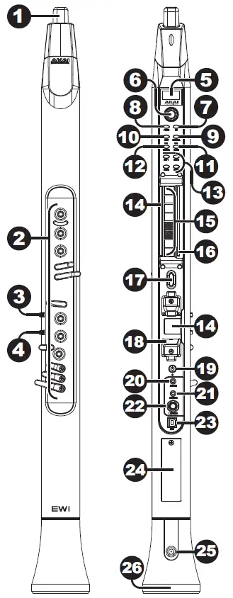 AKAI Ewi Solo Instrument With Built-In Speaker 07