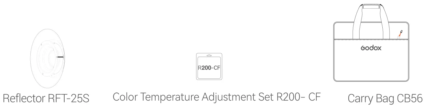 Godox R200 Ring Flash Head - Accessories 2