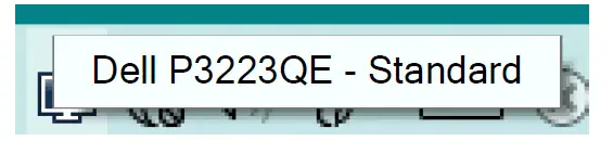 DELL P3223QE Display Manager 1