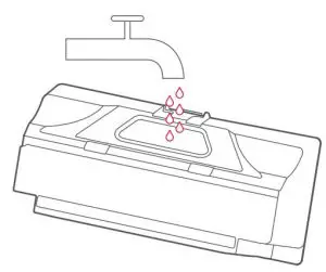 FIG 25 Clean the Washable Filter