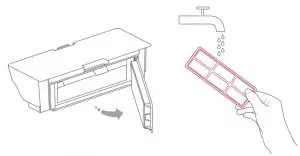 FIG 26 Clean the Washable Filter