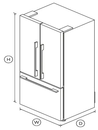 FISHER-PAYKEL-RF522ADX4-Freestanding-French-Door-Refrigerator-fig-1