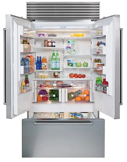 SUB-ZERO ICBBI-42UFDID Over-and-Under Fridge-Freezer