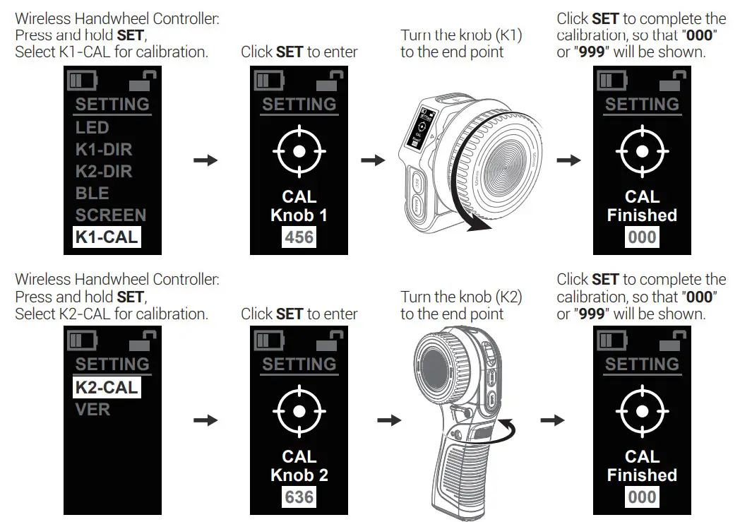 SmallRig 3782 MagicFIZ Wireless Follow Focus Handgrip Kit - Figure 32