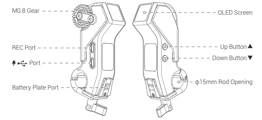 SmallRig 3782 MagicFIZ Wireless Follow Focus Handgrip Kit - Figure 5
