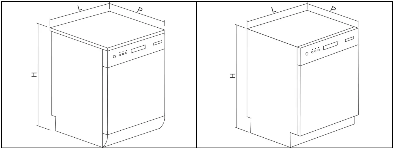smeg LSPU8653 X 24 Fingerprint Resistant Stainless Steel Dishwasher - Figure 1