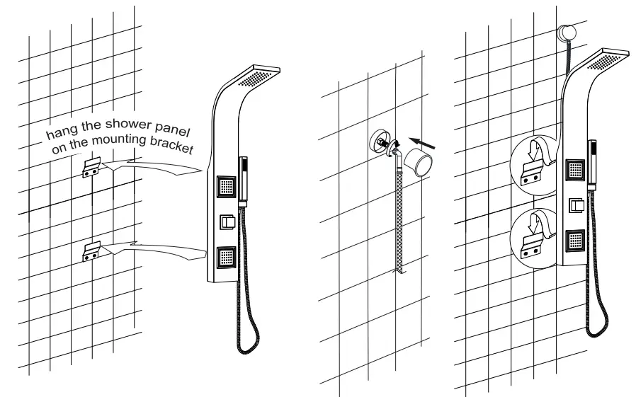 ANZZI Aura Shower Panel - STEP 6