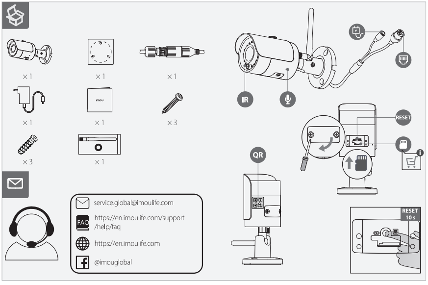 IMOU IPC-F5XMI Bullet Pro 3MP Security Camera-FIG2
