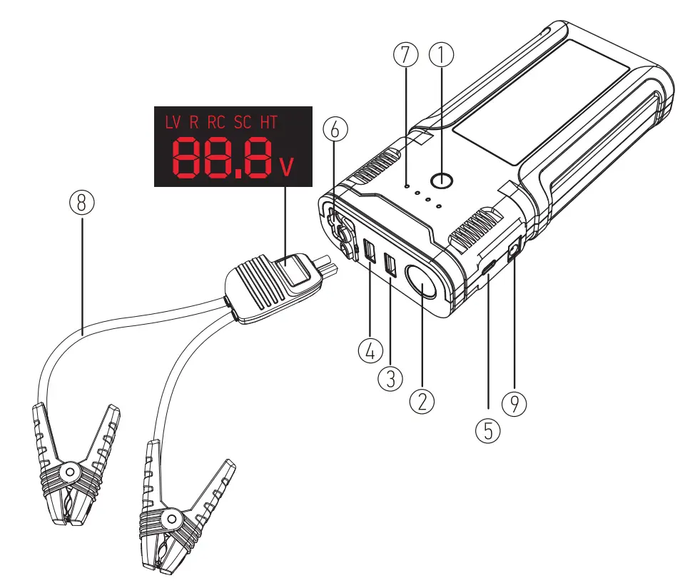 DBPOWER-G15-500A-Portable-Car-Jump-Starter-3