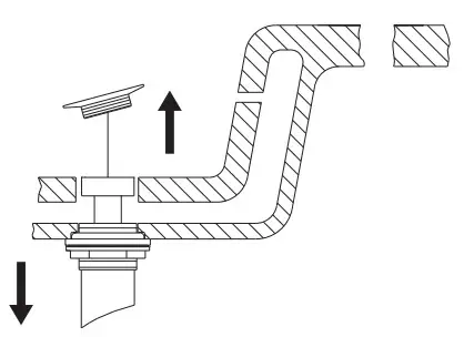 PROFLO PFWSC5260 Two Handle Lavatory - drain assembly