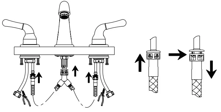 PROFLO PFWSC5260 Two Handle Lavatory - faucet body with
