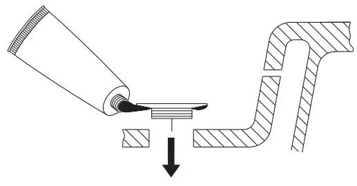 PROFLO PFWSC5260 Two Handle Lavatory - opening of sink.