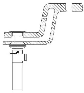 PROFLO PFWSC5260 Two Handle Lavatory - underside of sink unti