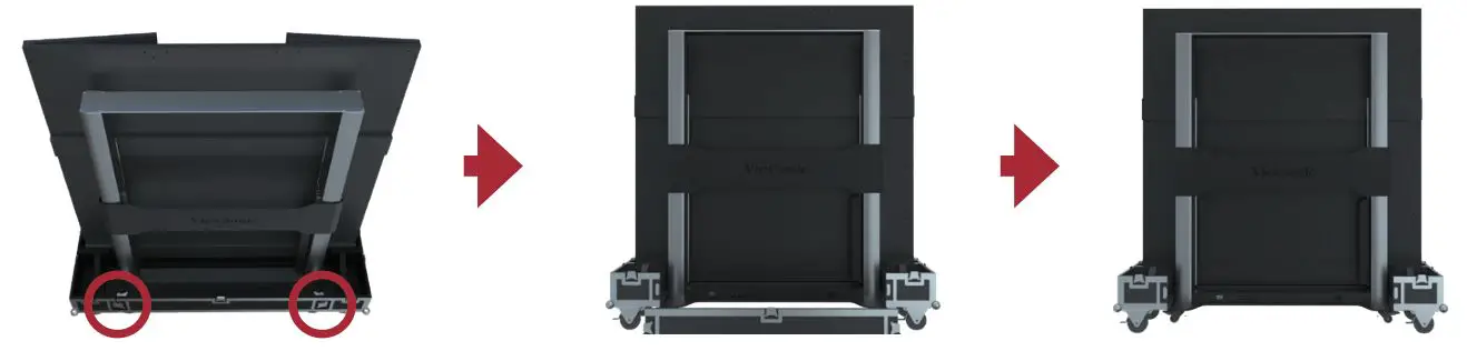 ViewSonic LDS135-151 All-in-One Direct View LED Display Solution kit - As shown in the red circles below