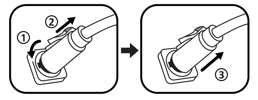 ViewSonic LDS135-151 All-in-One Direct View LED Display Solution kit - Ensure the display is Powered Off, then unplug the power cord from the power