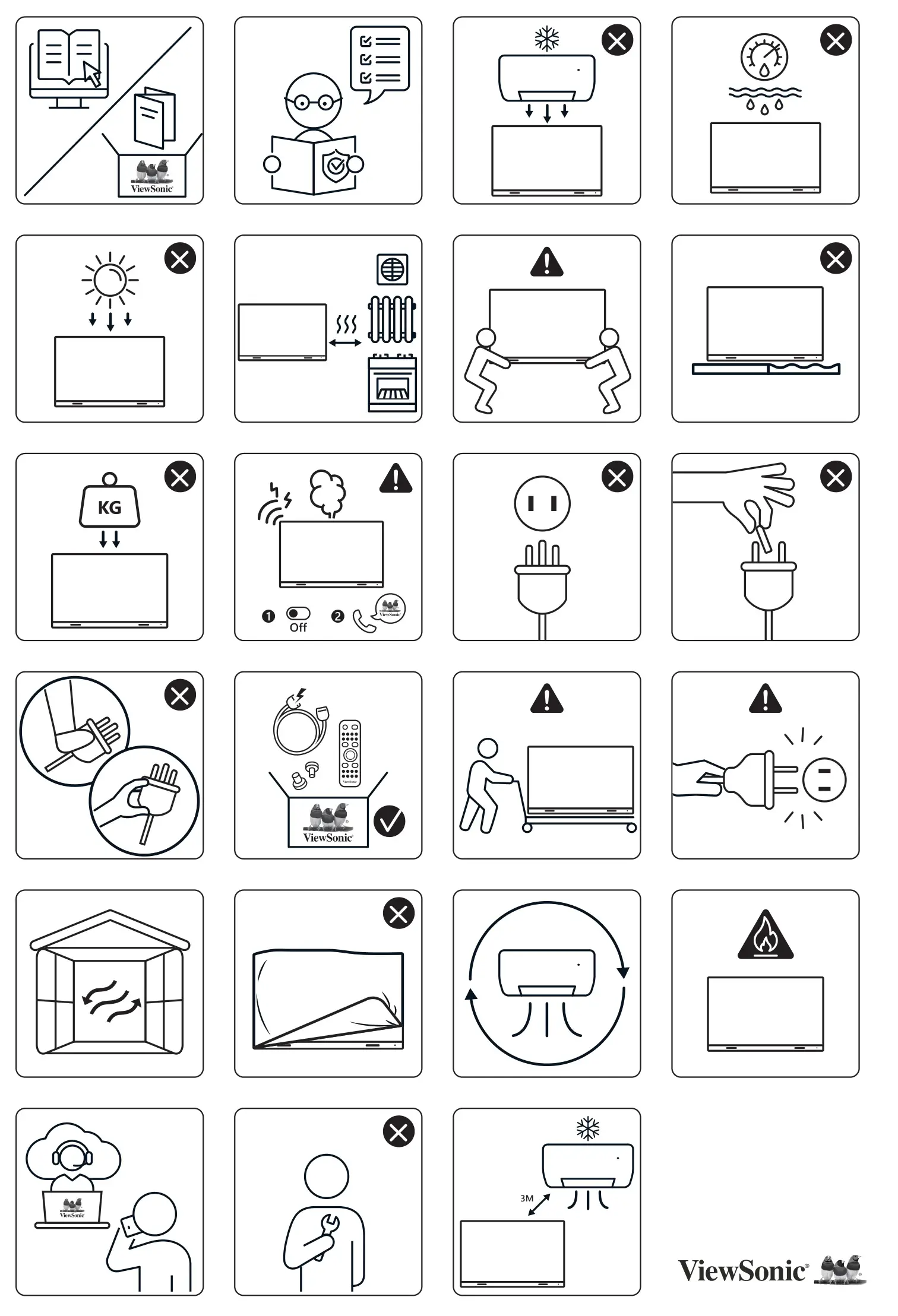 ViewSonic LDS135-151 All-in-One Direct View LED Display Solution kit - Installation instruction
