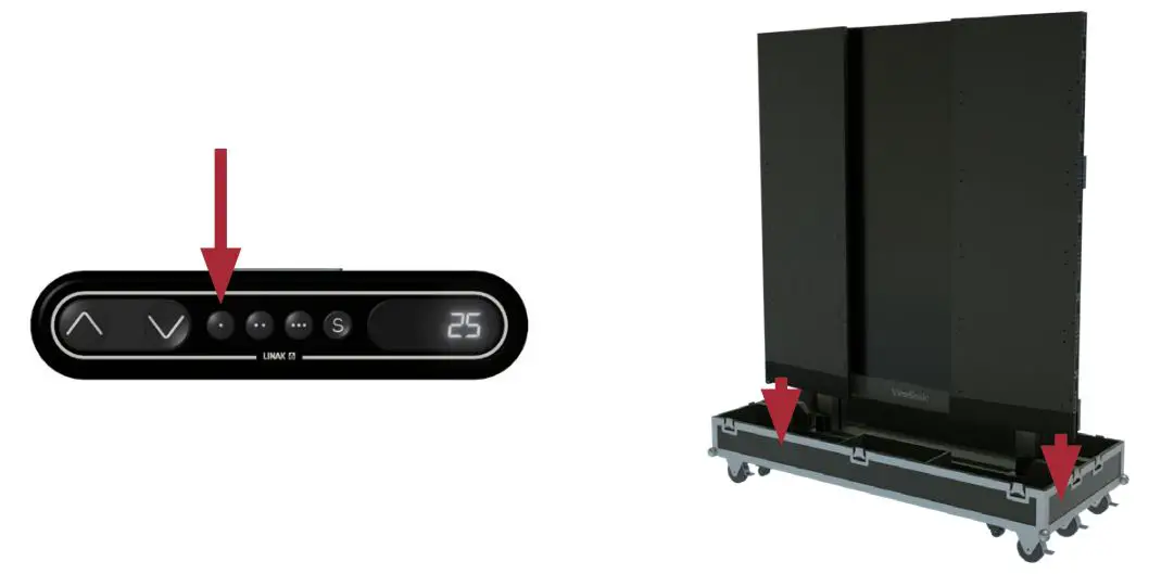 ViewSonic LDS135-151 All-in-One Direct View LED Display Solution kit - Power On the display and press the 1 key