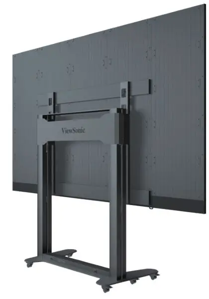 ViewSonic LDS135-151 All-in-One Direct View LED Display Solution kit - Unlock the 2 bottom buckles, and open both side cabinets of the display