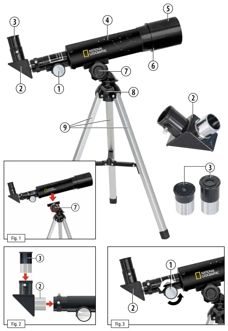 BRESSER 50 360 Tisch Teleskop Table Telescope - Fig