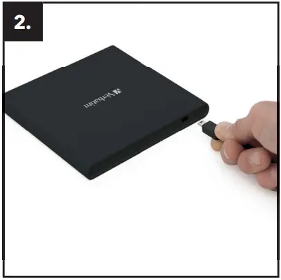 Verbatim 98938 External Slimline CD DVD Writer - Figure 2