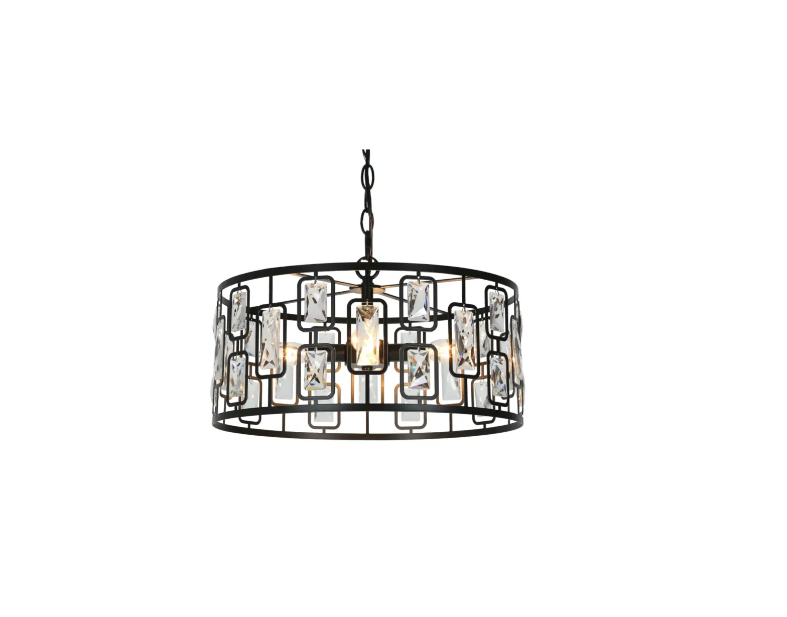 Lowe S Fmqfvnlws28h4x8 Dew 4-light Matte Black Drum Modern/contemporary Crystal Chandelier Instruction Manual