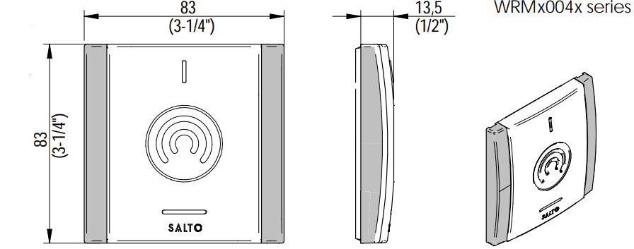 SALTO XS4 2.0 Wall Reader-fig3