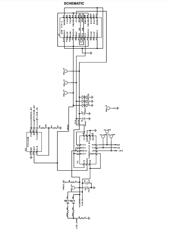 Figure 2. FUSB302 EVB FM150702B Schematic (1/2)