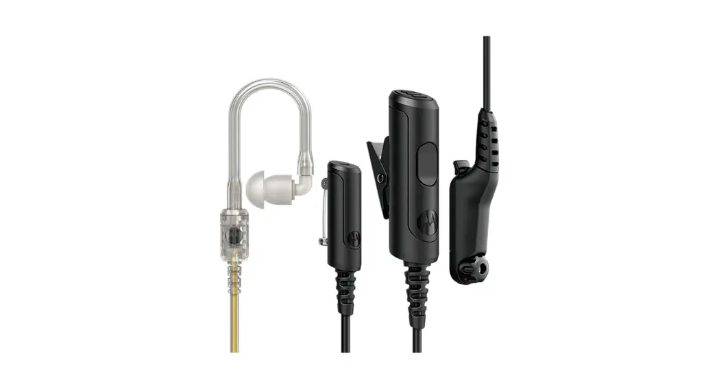 Motorola 3-wire Xl Clear Tube Earpiece Pmln8084 Instructions
