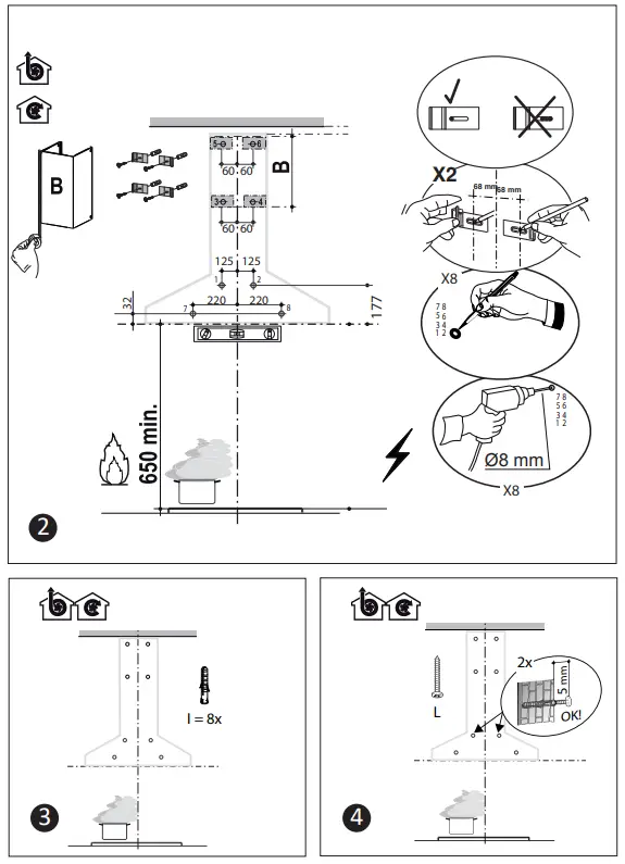 beko CWB 6441 WN Cooker Hood - Fig 10